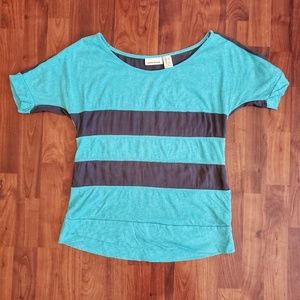 3/$25 DKNY Jeans dolman sleeve striped blouse